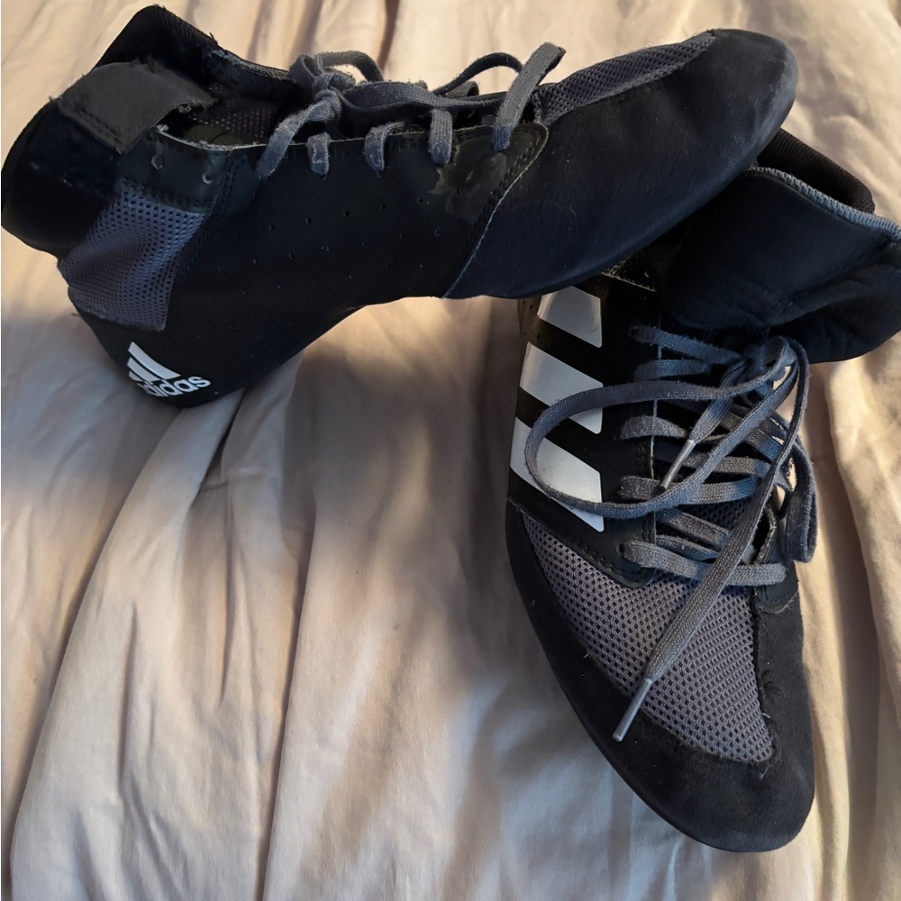 adidas Black and Gray Athletic Shoes - Picture 6 of 6